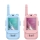 Set 2 x Walkie-Talkie video copii, reincarcabil, 4 moduri