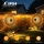 Set 2 x Lampa solara Mandala Alb cald