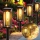 Set 2 x Lampa solara de gradina, IP65, LED Alb cald