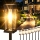 Set 8 x Lampa solara de gradina, IP65, LED Alb cald