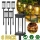 Set 8 x Lampa solara de gradina, IP65, LED Alb cald
