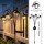 Set 2 x Lampa solara 6 felinare, IP44, LED Alb cald
