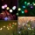 Set 2 x Lampa solara LED Multicolor, 8 bulbi licurici