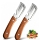 Set 2 cutite multifunctionale, curatator cu lama din inox