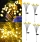 Set 2 x Lampa solara LED Alb Cald, 8 bulbi licurici