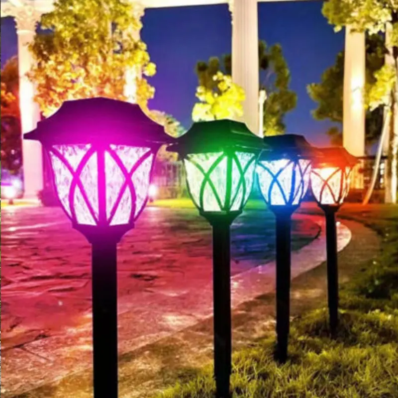 Set 6 lampi solare LED RGB, Waterproof