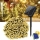 Instalatie solara 300 LED, 30 metri, Alb cald