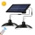 Set panou solar cu 2 becuri LED cu aplica, telecomanda, 50W