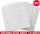 Set 5 x Placa de tapet adeziv caramizi albe, 77x70 cm