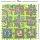 Covoras Puzzle din spuma, 9 bucati, cu imprimeu stradal si animale