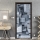 Autocolant decorativ pentru usa - 77 x 220 cm, Grey Blocks