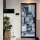 Autocolant decorativ pentru usa - 77 x 220 cm, Grey Blocks