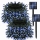Set 2 x Instalatie solara, 300 LED, 30 metri, Albastru