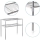 Etajera tip raft multifunctional pentru bucatarie sau baie Multi Storage Rack