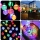 Instalatie solara LED 30 globulete, Multicolor