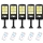 Set 3 x Lampa solara cu 6 celule, LED-uri COB si telecomanda