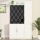 Set 58 oglinzi acrilice, adezive, 100x100 cm, Negru