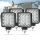 Set 10 proiectoare 16 LED 48W auto OFF-ROAD, IP 67