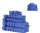 Set 6 prosoape 100% bumbac Azad Pakistan, densitate 400 gr/mp