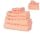 Set 6 prosoape 100% bumbac Azad Pakistan, densitate 400 gr/mp
