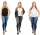 Colanti modelatori cu aspect de blugi